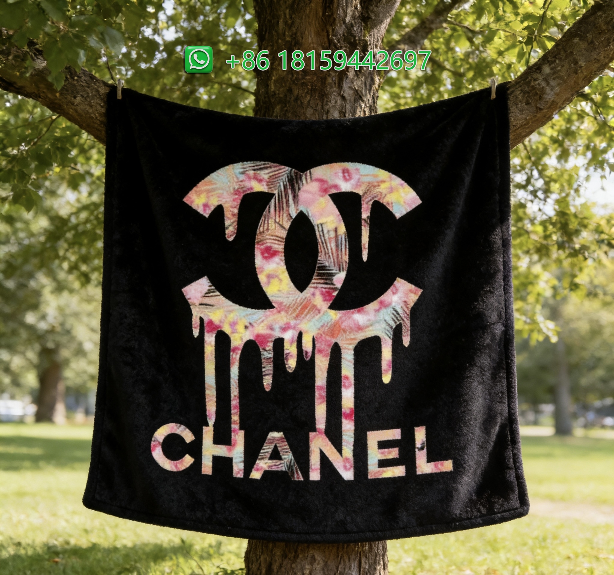Chanel Throw Blankets